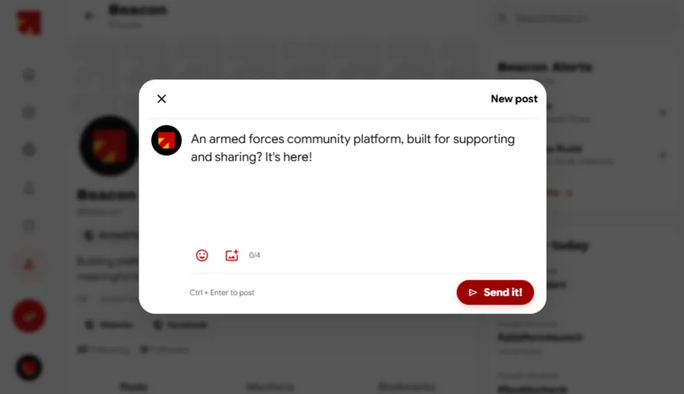 Welcome to Beacon, Write your first post.