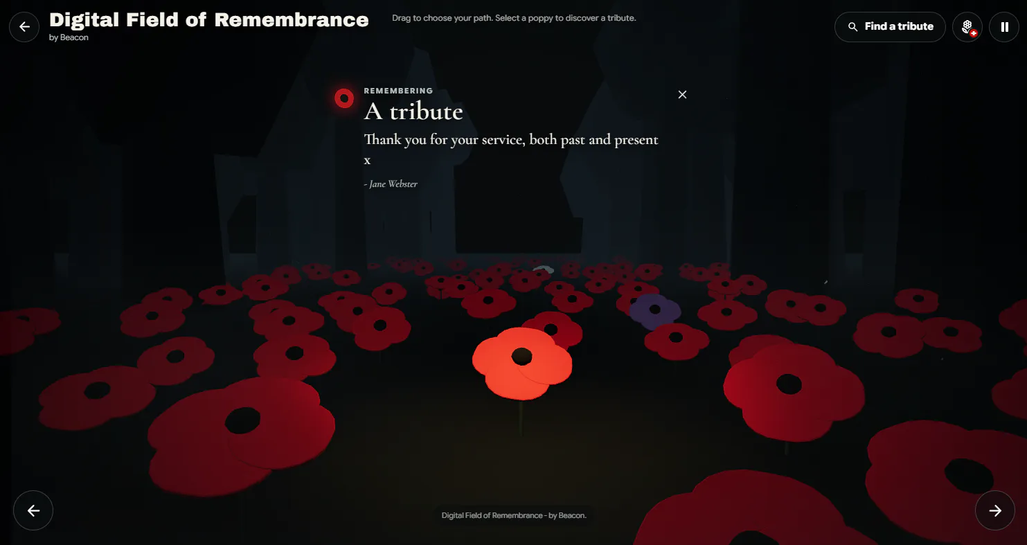 Digital Field of Remembrance
